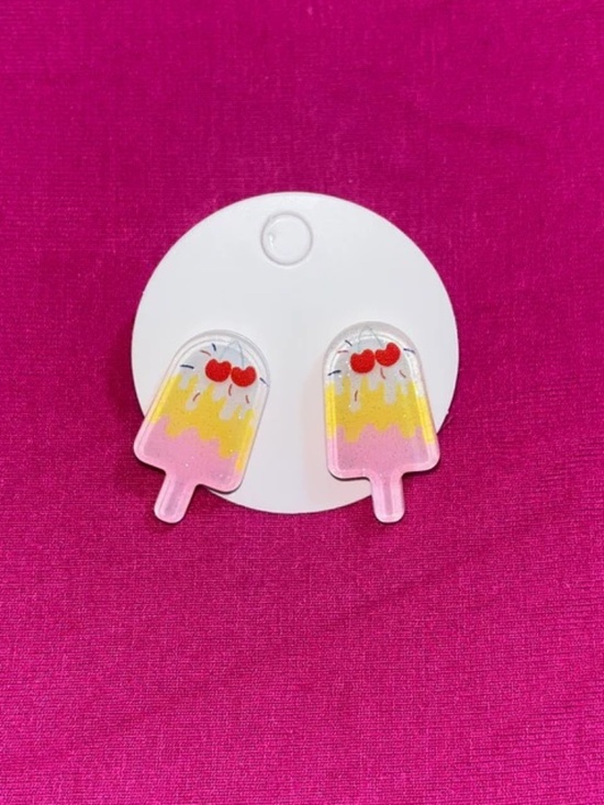 Jewelry - Ice Cream Stud Earrings
